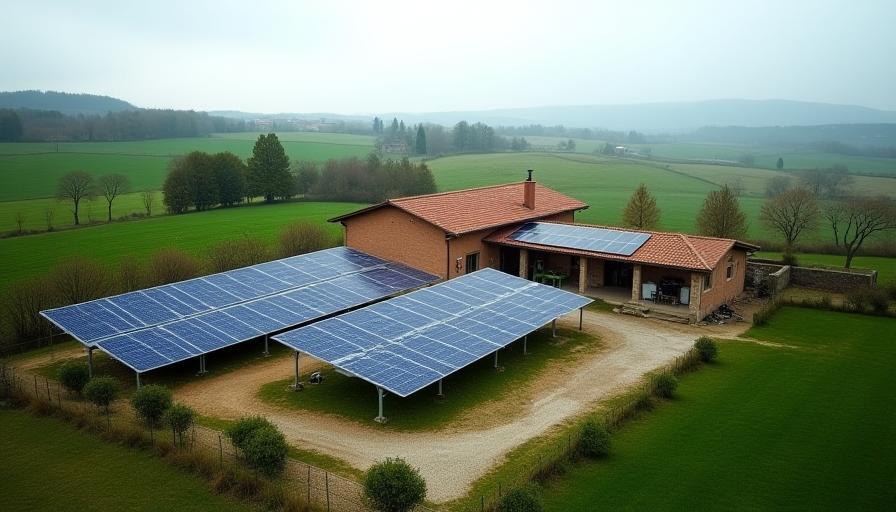 Impianto ibrido per agriturismo in Lombardia